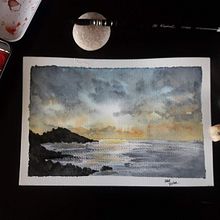 Nubes. Un proyecto de Pintura a la acuarela de Isabelle Watabe - 13.03.2021