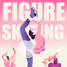 Ice Queens. Un proyecto de Ilustración tradicional y Diseño de carteles de 16_feifei - 01.03.2021