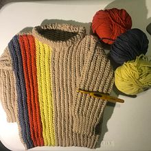 Mi Proyecto del curso: Crochet: crea prendas con una sola aguja Ein Projekt aus dem Bereich Modedesign, Weben, DIY und Crochet von María Eugenia Garcia - 13.03.2021