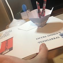 My project in Pop-Up Book Creation course MADRID . % Irene Hernandez Martin tarafından hazırlanan Ciltçilik projesi - 03.13.2021