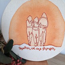 We are strong together ❤ . Artesanato, e Bordado projeto de Marta Bagnath Salvador - 13.03.2021