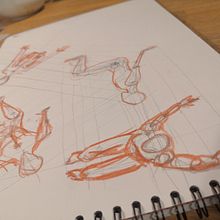 My project in Figure Drawing for Beginners course. Un proyecto de Bellas Artes, Bocetado, Dibujo a lápiz, Dibujo, Dibujo realista y Dibujo anatómico de Katerina Klikova - 14.03.2021