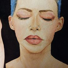 Meu projeto do curso: Retrato em aquarela a partir de uma fotografia. Watercolor Painting project by Joana Dias - 03.14.2021
