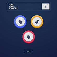Paper, Rock and Scissors. Web Development project by Adrian Alexander Salgado - 03.10.2021