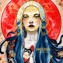 Amaterasu. Traditional illustration project by Maureen Fletcher - 08.14.2020