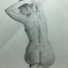 Mi Proyecto del curso: Dibujo de la figura humana en movimiento. Pencil Drawing project by Maria Rodriguez - 03.14.2021