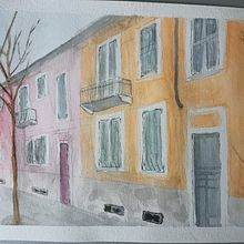 My project in Architectural Sketching with Watercolor and Ink course Ein Projekt aus dem Bereich Aquarellmalerei von Daniela de Bartolo - 14.03.2021