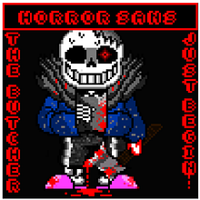 Horror Sans - Pixelart. Pixel Art, and Video Games project by dr_mario456 - 03.14.2021