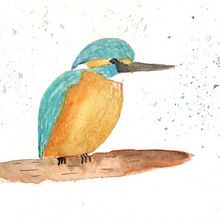 Mi Proyecto del curso: Acuarela artística para ilustración de aves. Un proyecto de Bellas Artes y Pintura a la acuarela de María Isabel Martínez del Moral - 14.03.2021