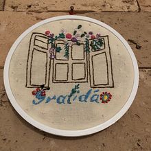 Meu projeto do curso: Técnicas básicas para bordado de letras. Embroider project by Greisy T F Paini - 03.16.2021