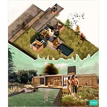 Mi Proyecto del curso: Ilustración digital de proyectos arquitectónicos. Een project van Architectuur van Brenda Torres - 14.03.2021