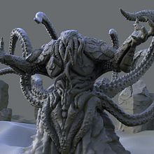 Escultura de kraken finalizado  Ein Projekt aus dem Bereich Skulptur und 3-D-Modellierung von Micahel Narvaez Machuca - 15.03.2021