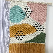 Meu projeto do curso: Intarsia crochê: teça suas tapeçarias. Un progetto di Uncinetto di Aline Antunes - 15.03.2021