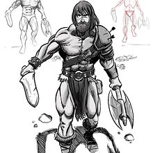 Mi Proyecto del curso: Ilustración para cómics: anatomía de un superhéroe. Projekt z dziedziny R, sunek c i frow użytkownika Elias Melendez - 15.03.2021