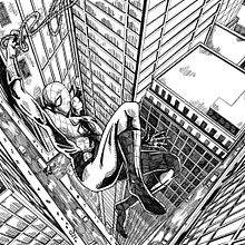 Spider-man. Een project van Ontwerp van personages, Stripboek,  Concept art, Digitale tekening, Digitale illustratie, Anatomisch tekenen, Traditionele illustratie y Sketchbook van Alper Çoban - 05.01.2021