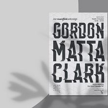 A Manifold Event: Gordon Matta-Clark. Poster Design project by Mehmet Ali Gorgu - 03.15.2021
