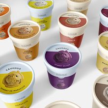 Cauhaus - Ice Cream Packaging. Graphic Design, and Packaging project by Giulia Bocchese - 01.15.2021