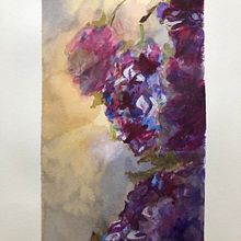 Gortensias - My project in Creation of Color Palettes with Watercolor course. Un projet de Illustration botanique de Светлана Хэйро - 15.03.2021