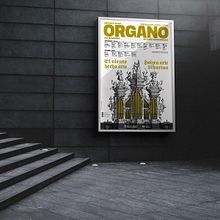 Cartel Ciclo de Órgano. Poster Design project by Olga Besga - 03.15.2019