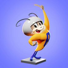 Formiga Atômica. 3D Character Design, 3D, and 3D Modeling project by Pablo Lima - 03.15.2021
