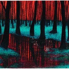 001_COLOR_(RED/BLUE). Artistic Drawing, Drawing, Traditional illustration & Ink Illustration project by Bogdana Menger-Molodovskaya - 03.15.2021