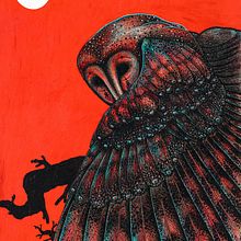 003_COLOR_(OWL_FOR_MOM). Artistic Drawing, Drawing, Traditional illustration, Ink Illustration, and Pencil Drawing project by Bogdana Menger-Molodovskaya - 03.15.2021