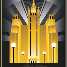 Moscow in the Roaring Twenties. Un progetto di Design di poster , Disegno digitale e Illustrazione digitale di Martino Guadagnin - 15.03.2021