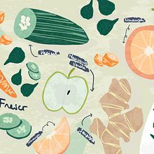 Jugo Verde. Traditional illustration project by Sofia Anush Bagcheian - 03.15.2021