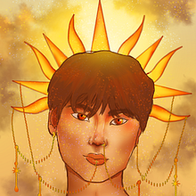 My project: The God Of Sun. Digital Drawing project by Isadora Lopes - 03.15.2021