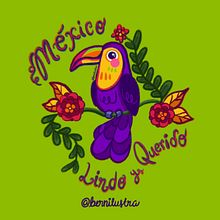 Flora y Fauna de México. Animation, Design, and Traditional illustration project by Berenice Priz - 03.16.2021