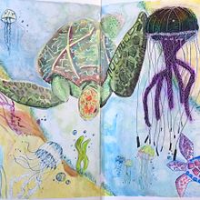 Mi Proyecto del curso: Técnicas de ilustración para desbloquear tu creatividad. Fine Arts project by Laura Campo - 05.05.2021