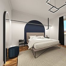 Casa Azul  . Un progetto di 3D, Architettura d'interni e Interior design di Claudia Fanciullacci - 16.03.2021