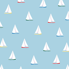 Boat poster collection. Children's Illustration, Digital Painting, Poster Design, Printing, and Product Design project by Emma Möller - 11.01.2020