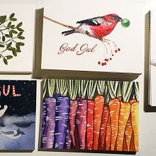 Postcards. Graphic Design, Printing, Product Design, and Watercolor Painting project by Emma Möller - 11.01.2020