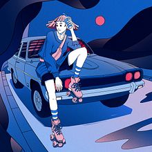 My project in Dynamic Character Illustration course. Un projet de Illustration numérique de Daniel Strugariu - 16.03.2021