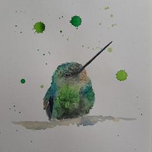 Mi Proyecto del curso: Acuarela artística para ilustración de aves. Un proyecto de Pintura a la acuarela de Maria - 18.03.2021