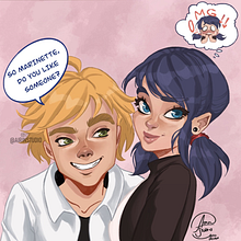 Marinette y Adrián. Un proyecto de Cómic, Dibujo, Dibujo digital, Ilustración tradicional, Ilustración digital e Ilustración infantil de Airin Vacnar - 07.04.2020