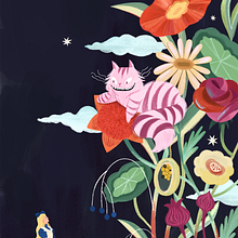 Alice in Wonderland. Children's Illustration, and Digital Illustration project by Juanita Londoño Gaviria - 09.17.2019