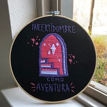 Incertidumbre como aventura.. Bordado projeto de Fernanda Osorio - 17.03.2021