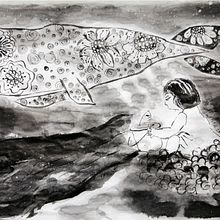 My project in India Ink Illustration with Japanese Influence course. Traditional illustration & Ink Illustration project by seehcheng - 03.17.2021