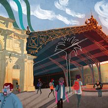 Mi Proyecto del curso: Ilustración arquitectónica: capta la personalidad de una ciudad. Digital Architecture project by jorge vergara salgado - 12.17.2020