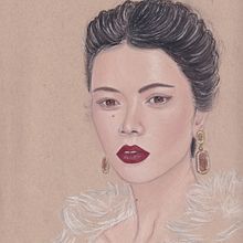Female Illustration. Un progetto di Disegno di ritratti di giraldoalexandra - 18.03.2021