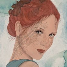 Mi Proyecto del curso: Retrato ilustrado con Procreate . % Verónica Martín García tarafından hazırlanan Dijital İllüstras, Ve on projesi - 03.18.2021