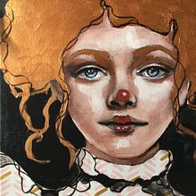 Arlequina cobriza. Oil Painting project by Gema Alvaro - 03.18.2021