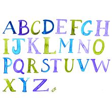 Watercolour Calligraphy. Lettering, T, pograph, T, pograph, Design, Watercolor Painting, and Calligraph project by Beckie Clarke - 03.18.2021