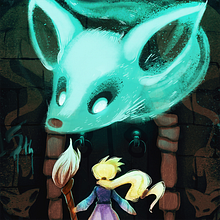 Fox Spirit. Character Design, Traditional illustration, and Digital Illustration project by Alicia PG - 08.18.2020