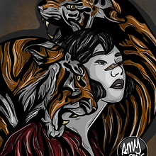 Dangerous. Een project van Traditionele illustratie,  Beeldende kunst, Digitale illustratie y Digitale tekening van Angela Langlais Gómez - 19.12.2020