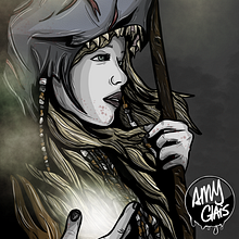 Shark. Een project van Traditionele illustratie,  Beeldende kunst, Digitale illustratie y Digitale tekening van Angela Langlais Gómez - 13.01.2021