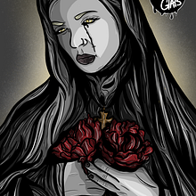 Infernal Religions. Een project van Traditionele illustratie,  Beeldende kunst, Digitale illustratie y Digitale tekening van Angela Langlais Gómez - 28.12.2020