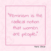 Feminist Quote - Part of a Social Media Strategy for Feminist Group. Graphic Design, Social Media, and Social Media Design project by Hadass Evron - 05.01.2019